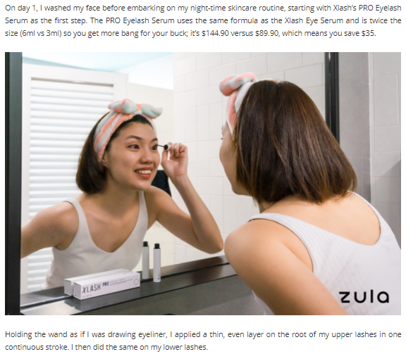 Xlash Cosmetics Singapore