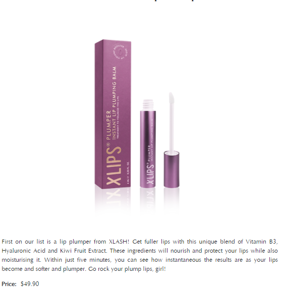 Xlash Cosmetics Singapore