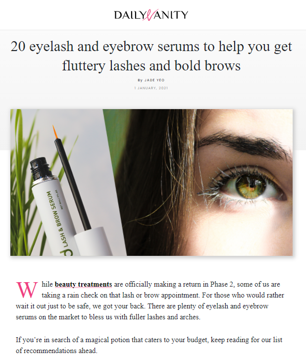 Xlash Cosmetics Singapore