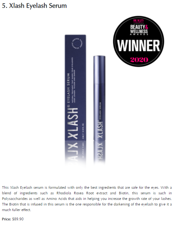 Xlash Cosmetics Singapore