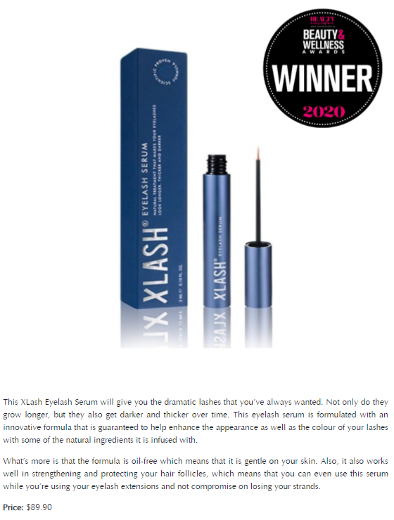Xlash Cosmetics Singapore